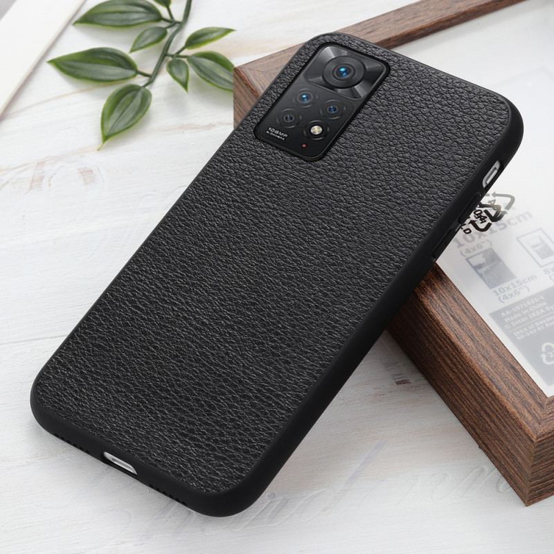 Coque Xiaomi Redmi Note 11 Pro / Note 11 Pro 5G Véritable Cuir Litchi