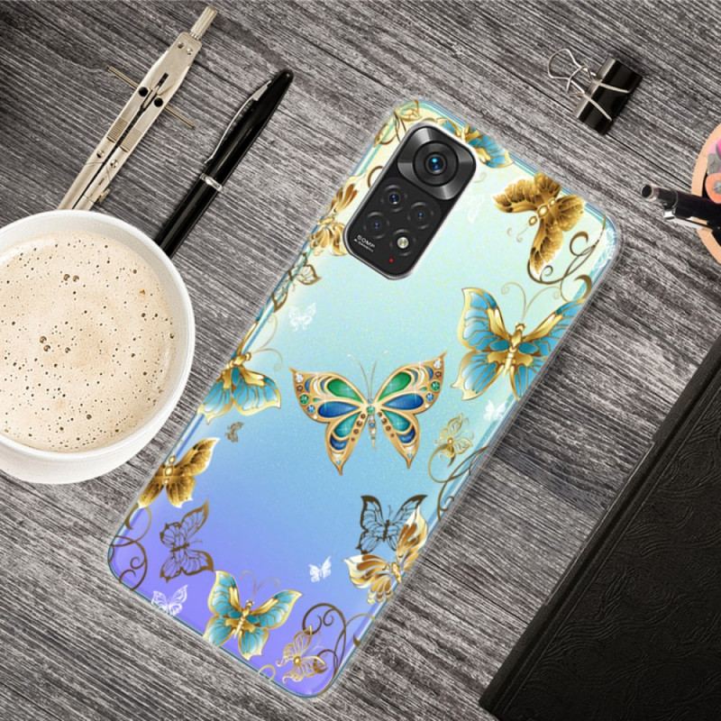 Coque Xiaomi Redmi Note 11 Pro /  Note 11 Pro 5G Vol de Papillons