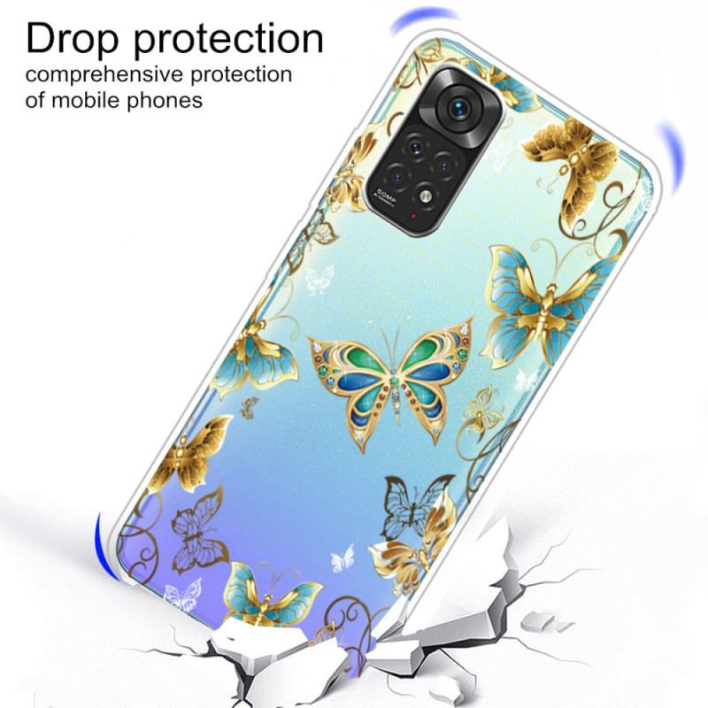 Coque Xiaomi Redmi Note 11 Pro /  Note 11 Pro 5G Vol de Papillons