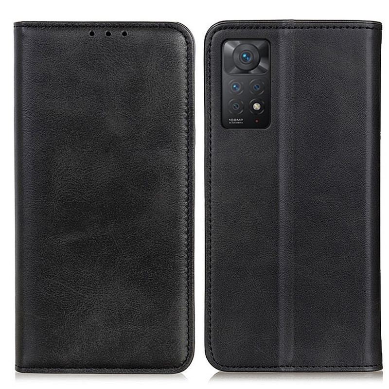 Flip Cover Xiaomi Redmi Note 11 Pro / Note 11 Pro 5G Cuir Fendu Élégance