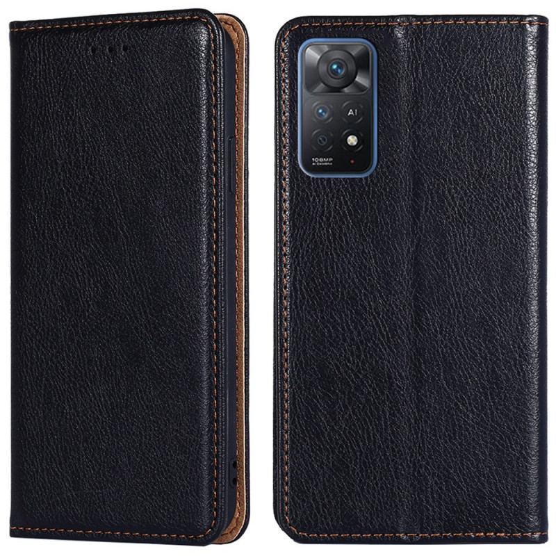 Flip Cover Xiaomi Redmi Note 11 Pro / Note 11 Pro 5G Simili Cuir Coutures