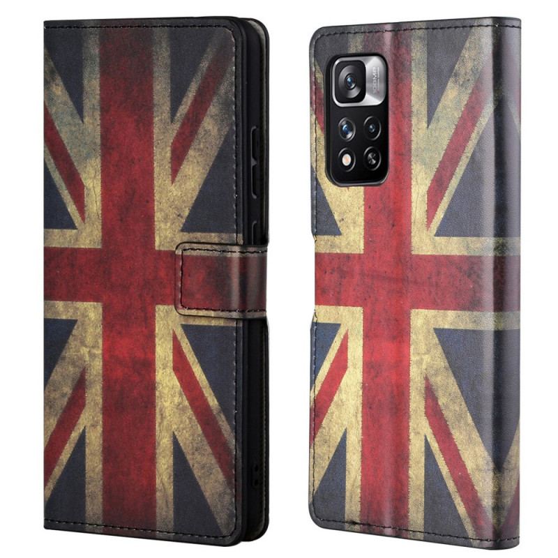 Housse Xiaomi Redmi Note 11 Pro / Note 11 Pro 5G Drapeau Angleterre