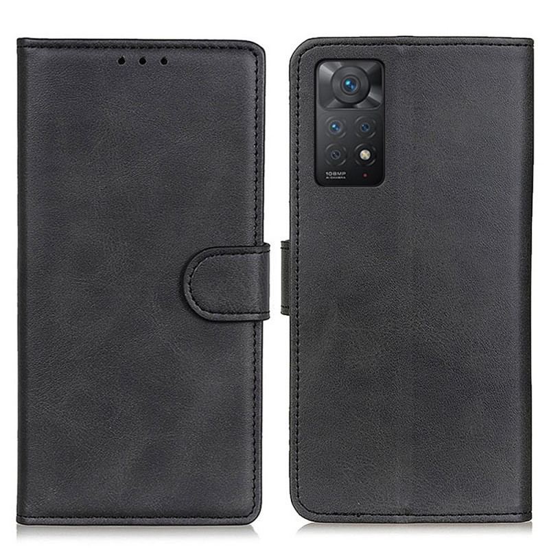 Housse Xiaomi Redmi Note 11 Pro / Note 11 Pro 5G Effet Cuir Mat Rétro