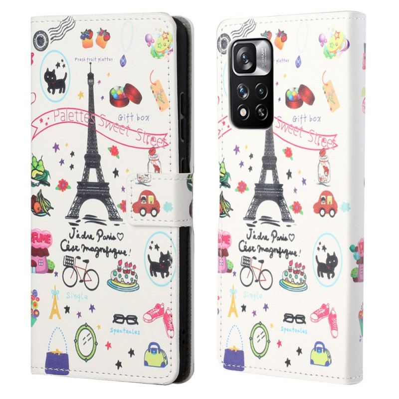 Housse Xiaomi Redmi Note 11 Pro / Note 11 Pro 5G J'adore Paris