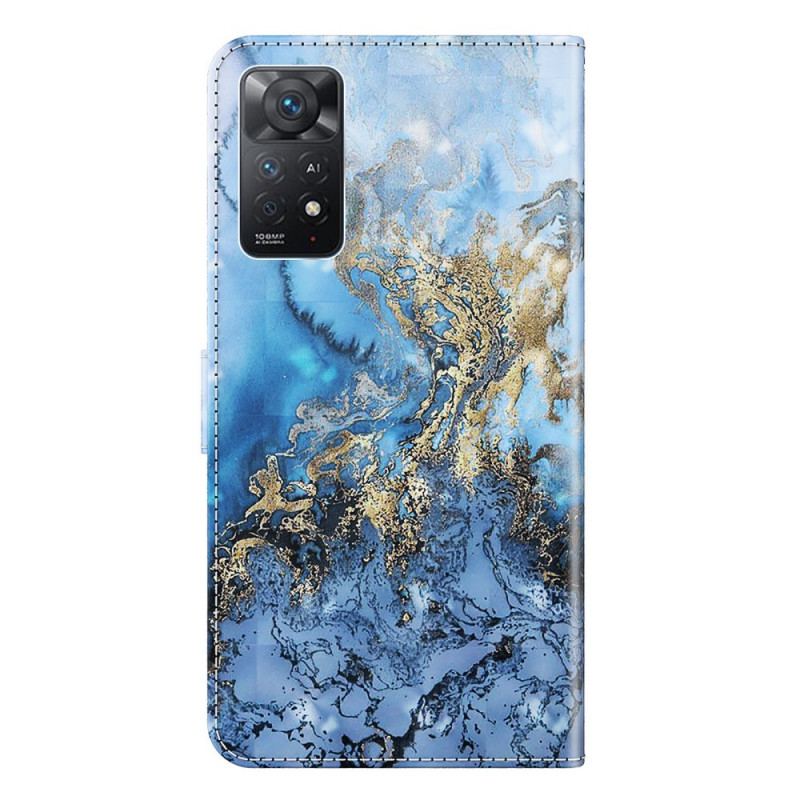 Housse Xiaomi Redmi Note 11 Pro / Note 11 Pro 5G Marbre Design avec Lanière