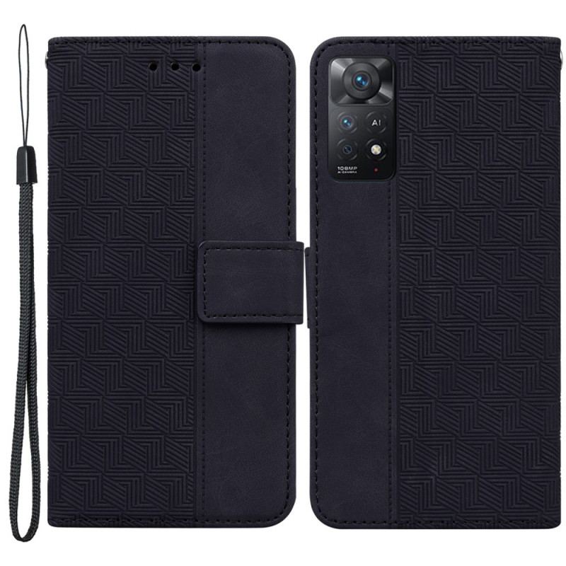 Housse Xiaomi Redmi Note 11 Pro / Note 11 Pro 5G Motif à Lanière