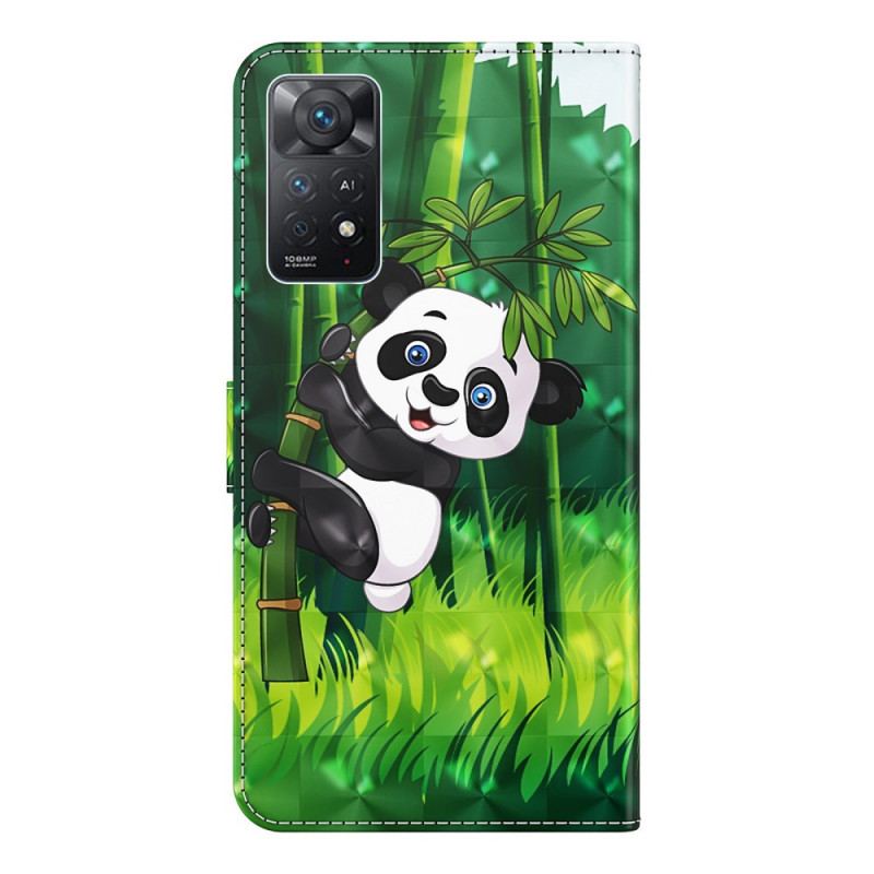 Housse Xiaomi Redmi Note 11 Pro / Note 11 Pro 5G Panda et Bambou