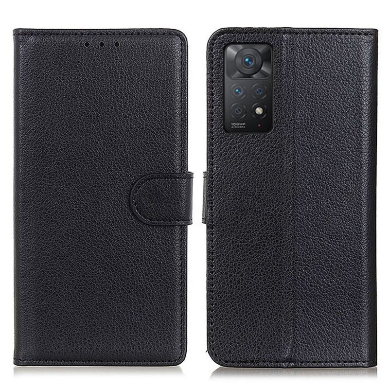 Housse Xiaomi Redmi Note 11 Pro / Note 11 Pro 5G Simili Cuir Litchi Traditionnel