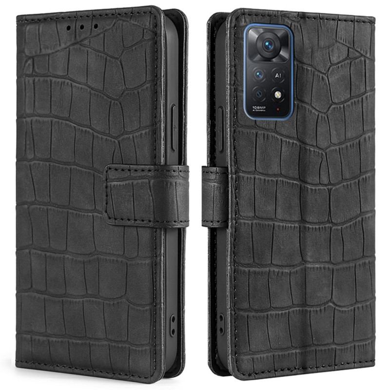 Housse Xiaomi Redmi Note 11 Pro / Note 11 Pro 5G Skin-Touch Crocodile