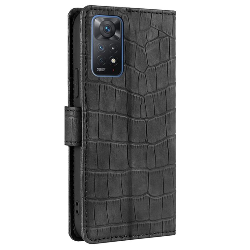 Housse Xiaomi Redmi Note 11 Pro / Note 11 Pro 5G Skin-Touch Crocodile