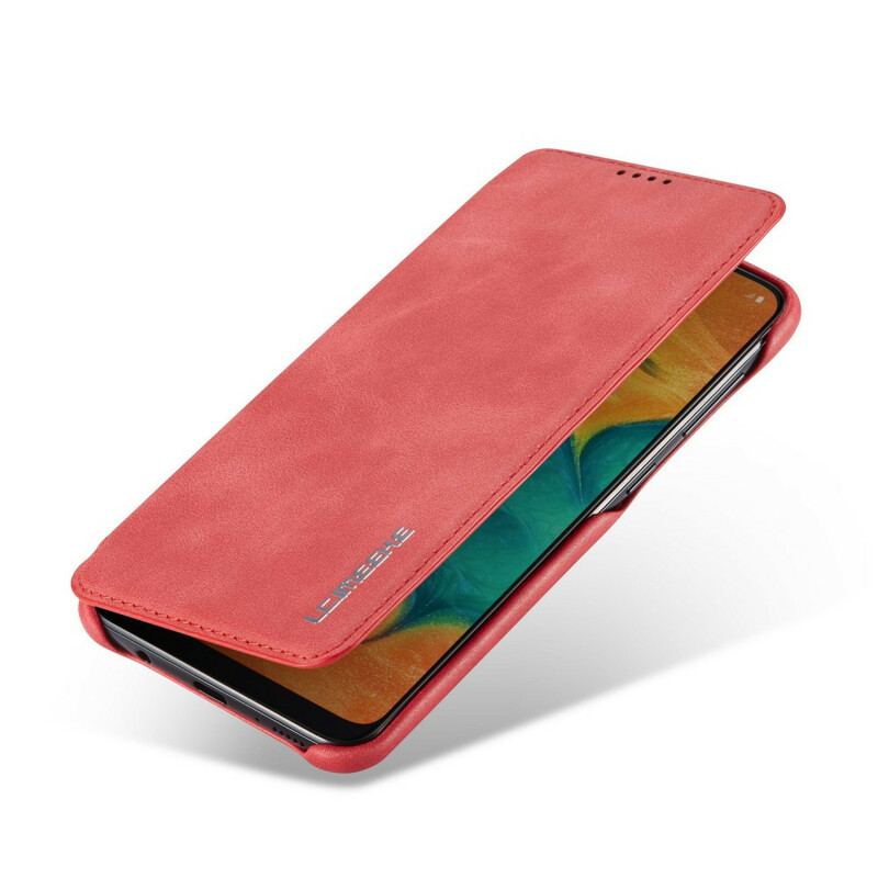 Flip Cover Samsung Galaxy A30 / A20 LC.IMEEKE Effet Cuir