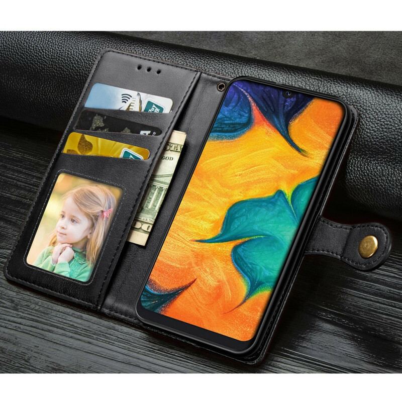 Housse Samsung Galaxy A30 / A20 Style Cuir Business