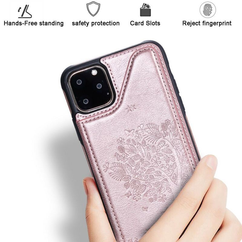 Coque iPhone 11 Cat Print Multi Fonctionnelle