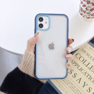 Coque iPhone 11 Contours Bicolores