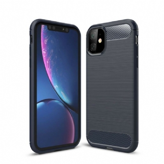 Coque iPhone 11 Fibre Carbone Brossée