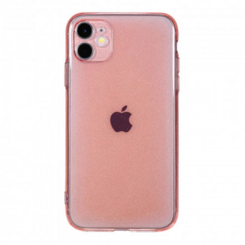 Coque iPhone 11 Fluorescente Paillettes