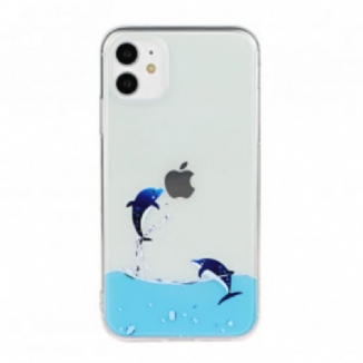 Coque iPhone 11 Jeux de Dauphins