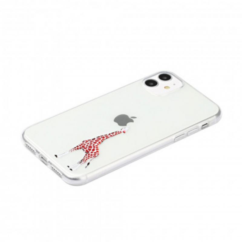 Coque iPhone 11 Jeux de Girafe Logo