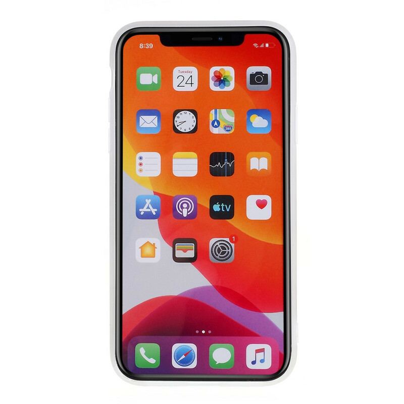 Coque iPhone 11 Marbre Géométrie Colorée