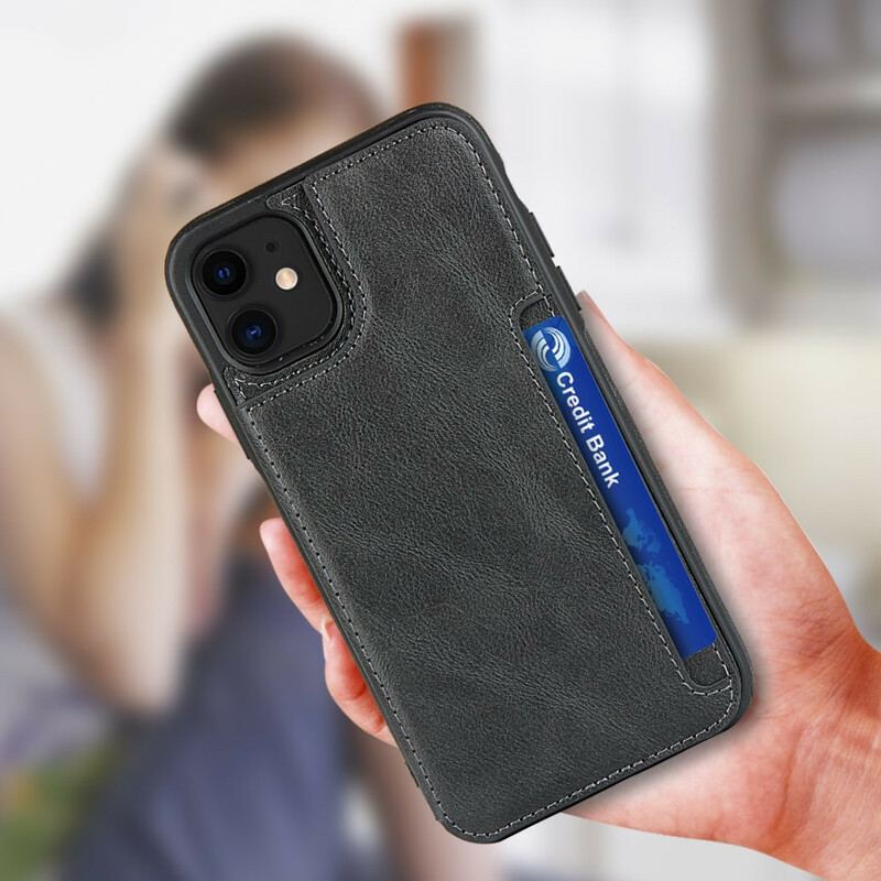 Coque iPhone 11 Porte-Cartes Support et Lanière