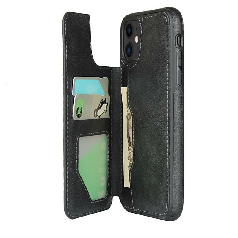 Coque iPhone 11 Porte-Cartes Support et Lanière