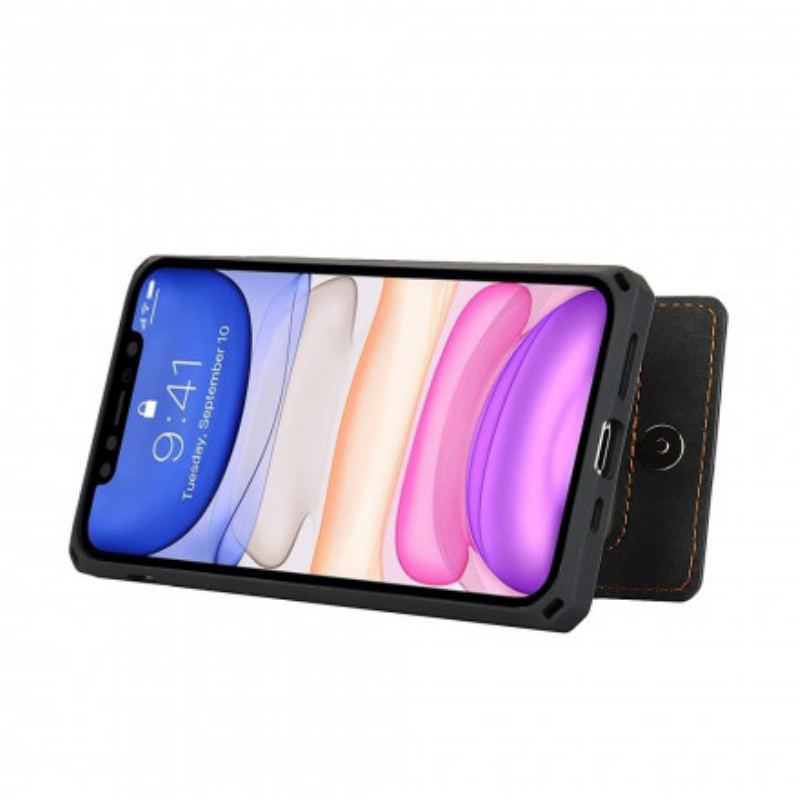 Coque iPhone 11 Porte-Cartes Support Vertical et Horizontal