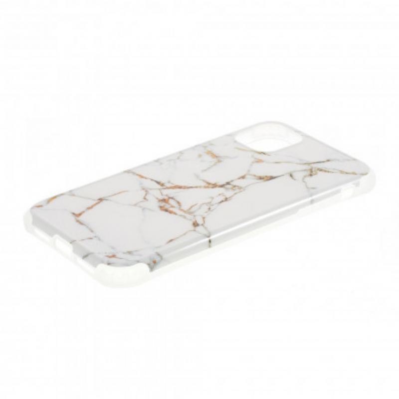 Coque iPhone 11 Silicone Flexible Marbre