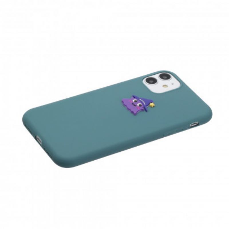 Coque iPhone 11 Silicone Logo Animal Fun