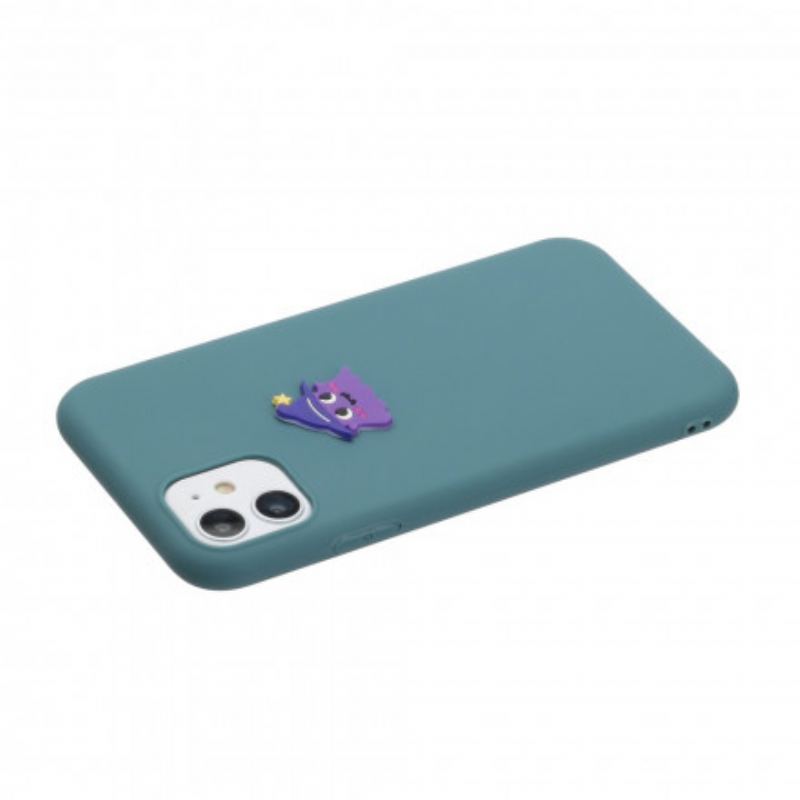 Coque iPhone 11 Silicone Logo Animal Fun