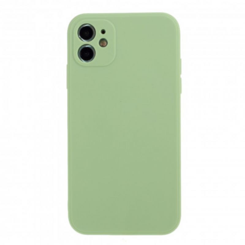 Coque iPhone 11 Silicone Mat Pure Color