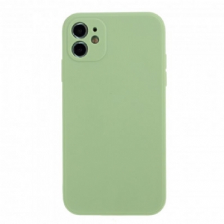 Coque iPhone 11 Silicone Mat Pure Color