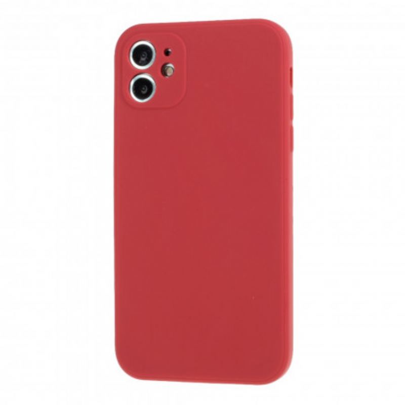 Coque iPhone 11 Silicone Mat Pure Color