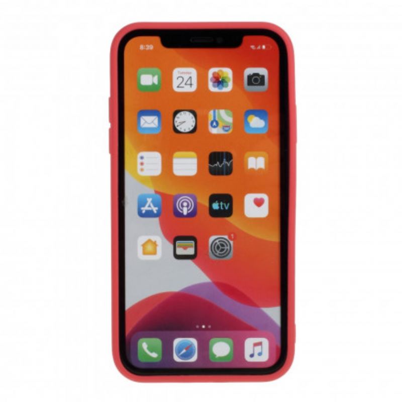 Coque iPhone 11 Silicone Mat Pure Color