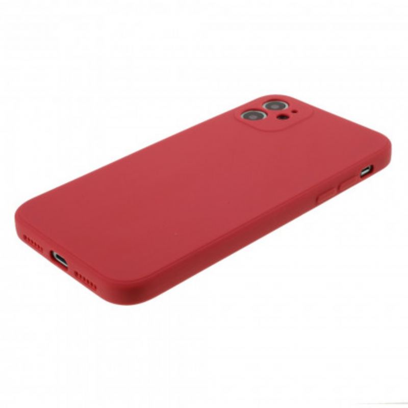 Coque iPhone 11 Silicone Mat Pure Color