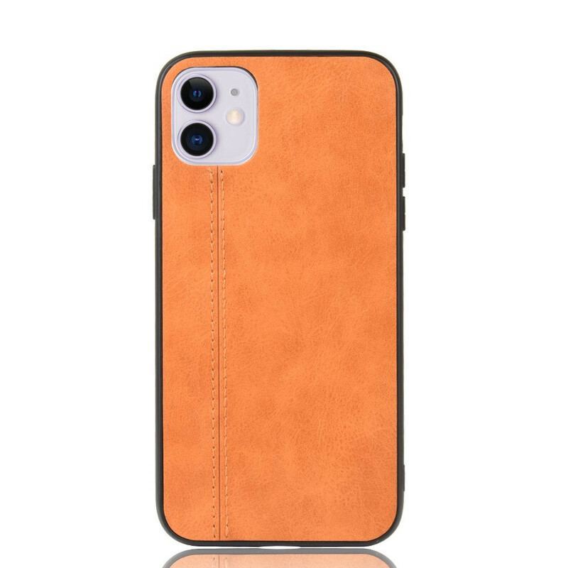 Coque iPhone 11 Style Cuir Coutures