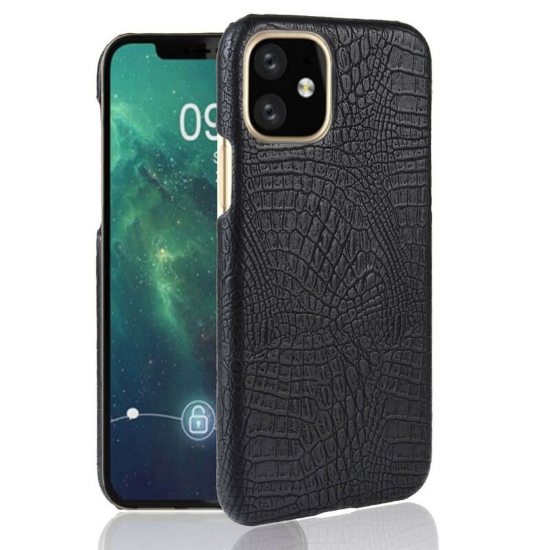 Coque iPhone 11 Style Peau de Crocodile