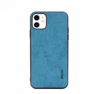 Coque iPhone 11 texture Tissu ENKAY