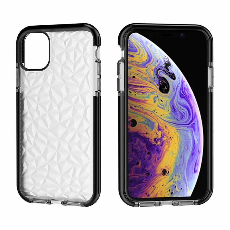 Coque iPhone 11 Transparente Texture Diamant