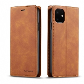 Flip Cover iPhone 11 Effet Cuir FORWENW