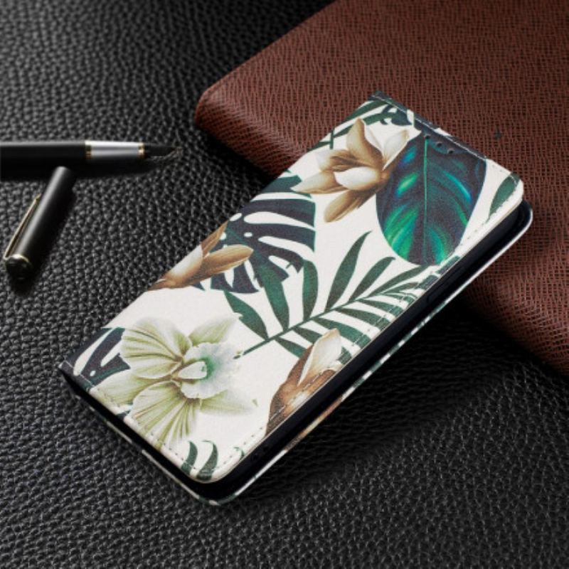 Flip Cover iPhone 11 Feuilles