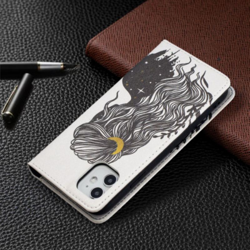 Flip Cover iPhone 11 Jolie Chevelure