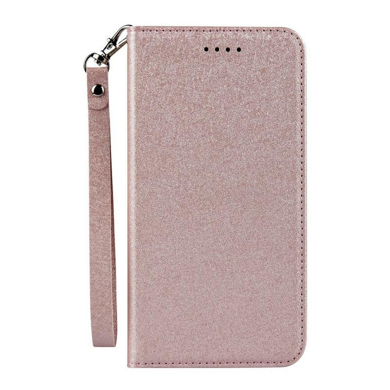 Flip Cover iPhone 11 Style Cuir Douceur avec Lanière