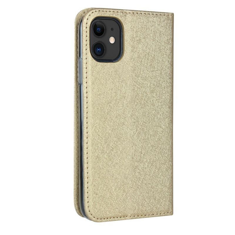 Flip Cover iPhone 11 Style Cuir Douceur avec Lanière