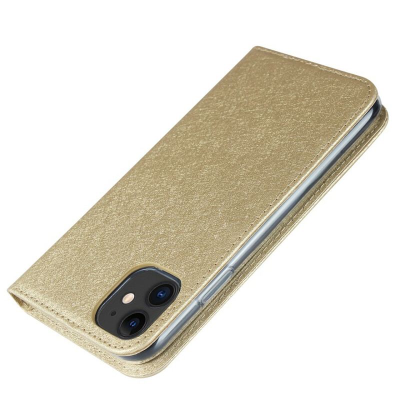 Flip Cover iPhone 11 Style Cuir Douceur avec Lanière