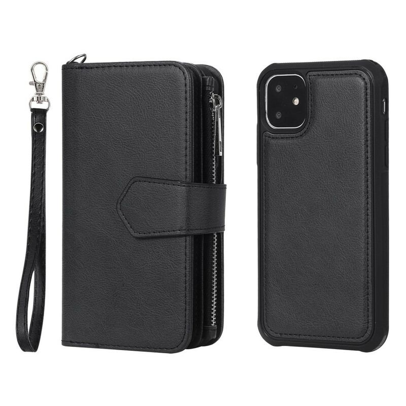 Housse iPhone 11 Coque Détachable Portefeuille