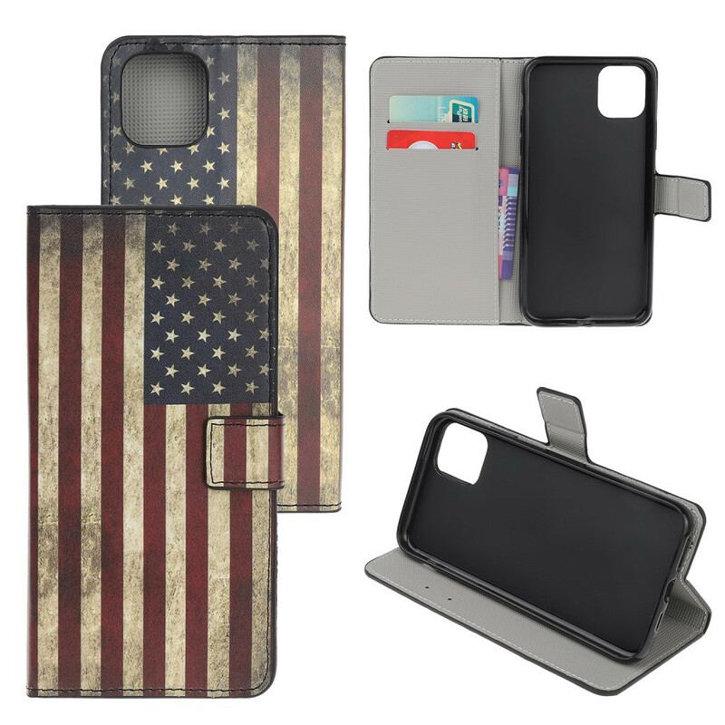 Housse iPhone 11 Drapeau USA