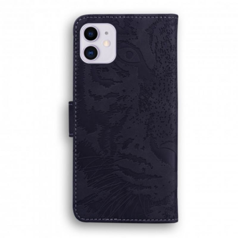 Housse iPhone 11 Empreinte Face de Tigre