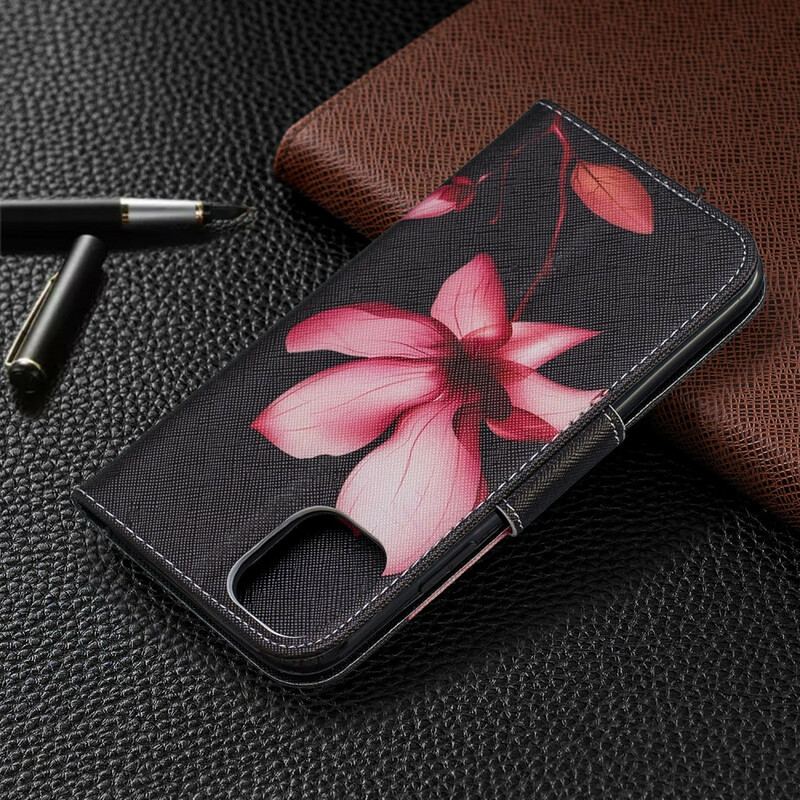 Housse iPhone 11 Fleur Rose