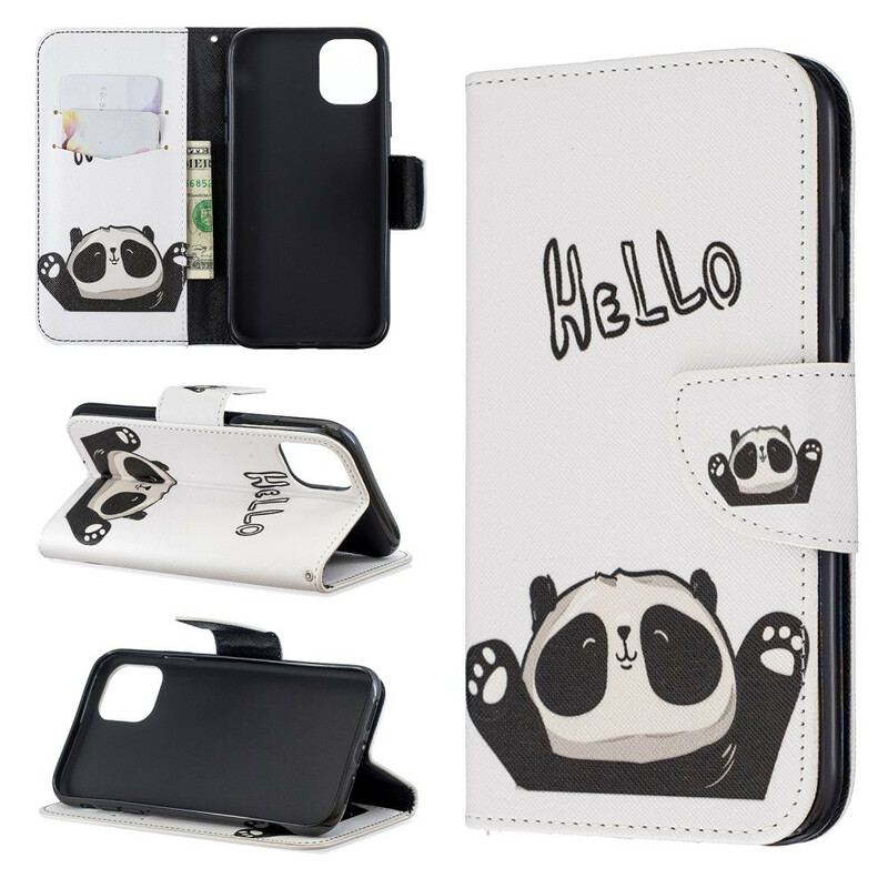 Housse iPhone 11 Hello Panda