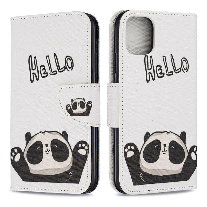 Housse iPhone 11 Hello Panda